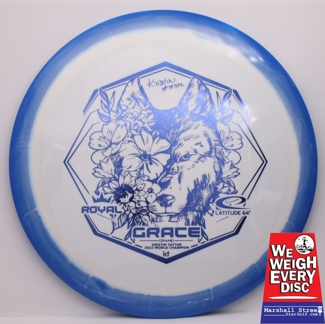 Royal Grand Orbit Grace, Kristin Tattar 1X • Marshall Street Disc Golf